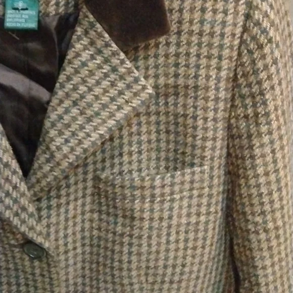 Ralph Lauren rugby wool tweed blazer, vintage size 8